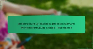 Játékstruktúra új tollaslabda játékosok számára: Mérkőzésformátum, Szettek, Tiebreakerek